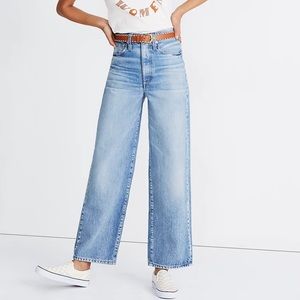 Madewell River & Thread High Rise Wide Leg Jeans Sz 32